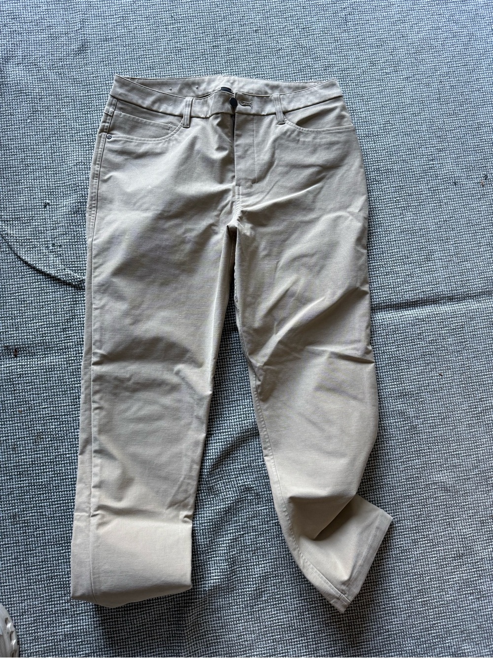 lululemon athletica Men’s Relaxed Tapered Trousers - Khacki, 32”